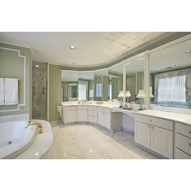 Plastic 2'' W x 96'' L Wall Base in Primed White (Set of 9)