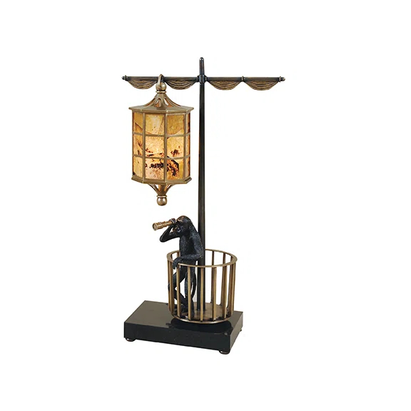 Maitland-Smith Cast Brass Novelty Lamp