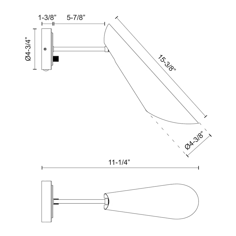 Alora Mood Gabriel Dimmable Bath Sconce