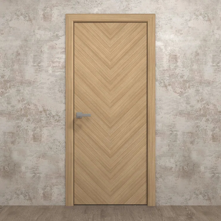 SARTODOORS Slab Door Panel | Ego 5005 | Wood Veneer Doors | Pocket Closet Sliding Barn