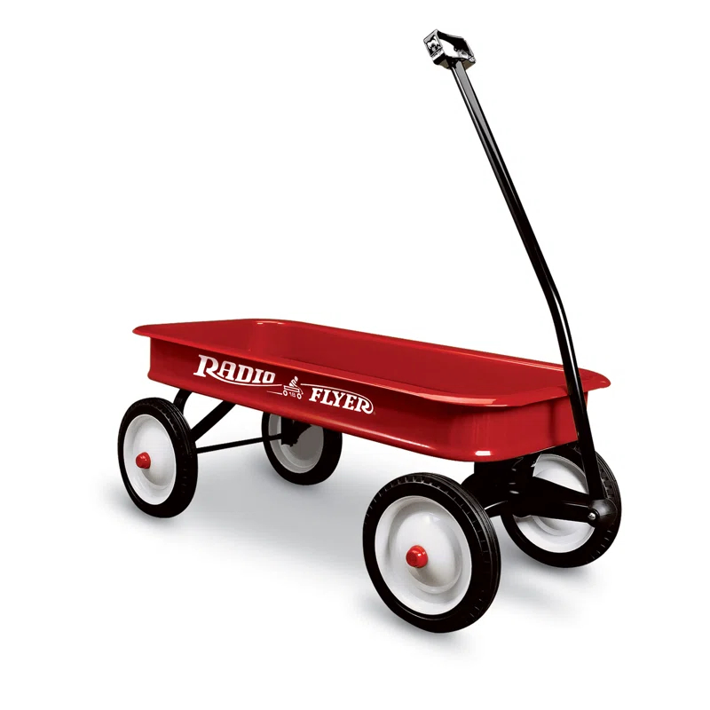 Radio Flyer Full-Size All-Terrain Steel and Wood Pull Food & Drink Server