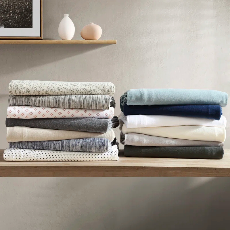 Brielle Jersey Cotton Blend Jersey Knit Sheet Set