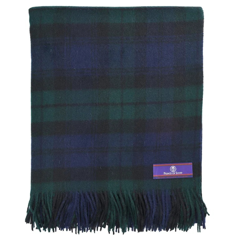 Prince of Scots Hand Woven Throw Blanket