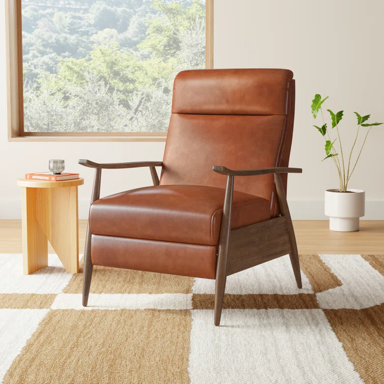 Imona 30" Wide Leather Recliner
