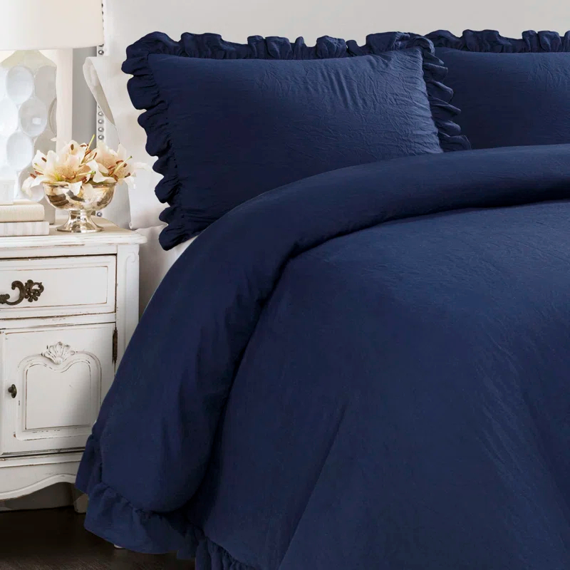 Lush Decor Reyna Microfiber 3 Piece Comforter Set