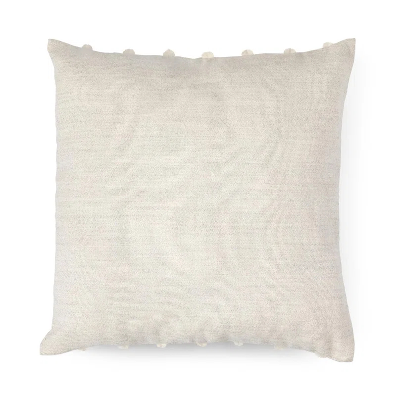 Park Hill Collection Texture Stripe Alpaca Wool Square Pillow Cover