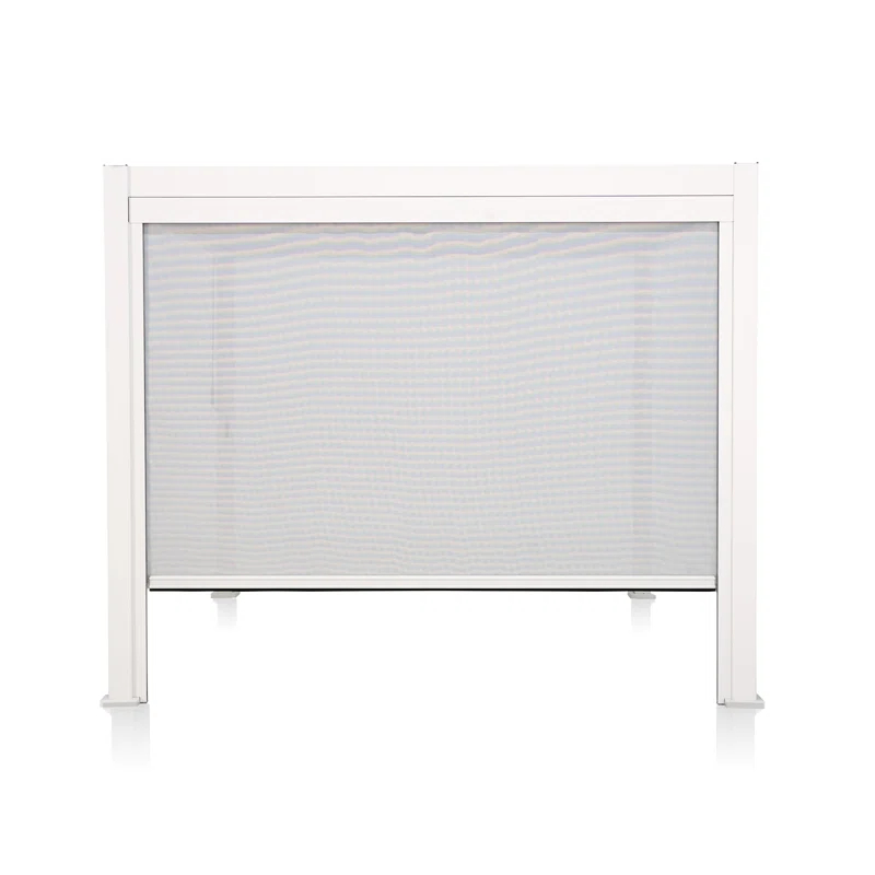 111 Aluminum Pull Down Privacy Screen for Pergola