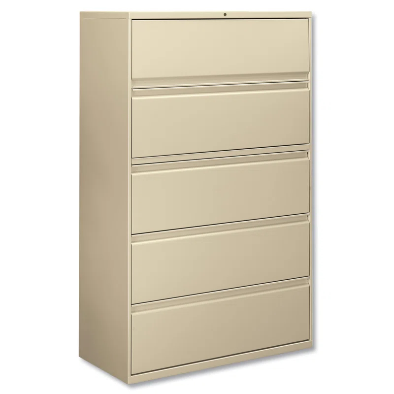 Alera 42'' Wide 5 -Drawer Steel File Cabinet