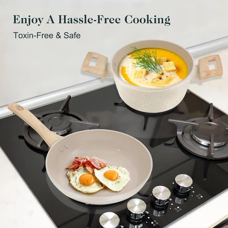 Kazoo 11 - Piece Aluminum Cookware Set