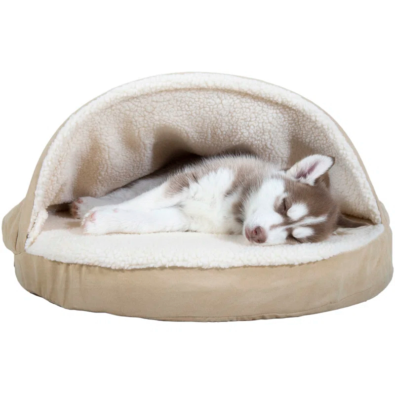 Wave Fur & Velvet Snuggery Memory Top Foam Dog Bed