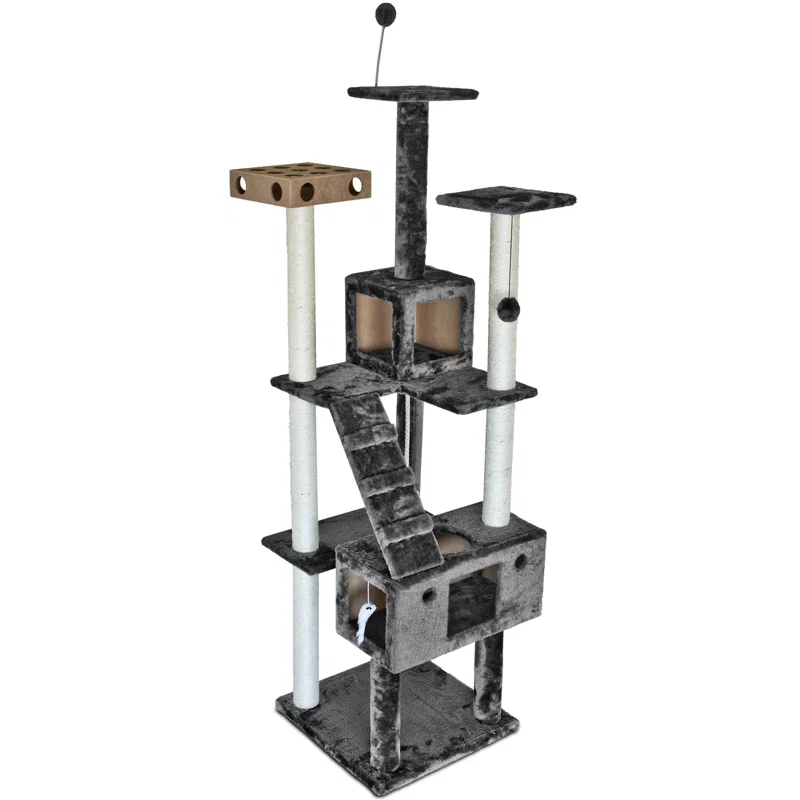 FurHaven Tiger Tough 69.3'' H Cat Tree