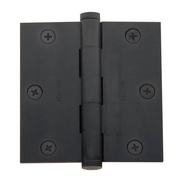 Baldwin 3.5" H x 3.5" W Butt Bearing Single Door Hinge