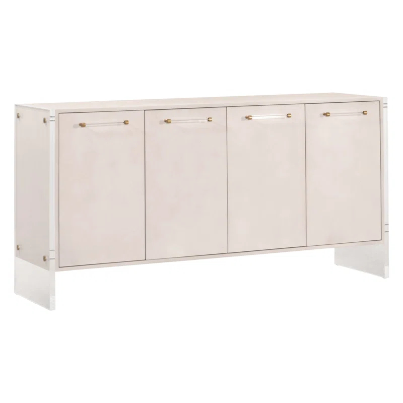 Gracie Oaks Braedawn Sonia Shagreen Media Sideboard