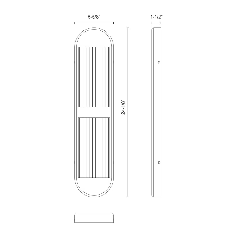 Alora Lighting Palais Dimmable LED Bath Bar