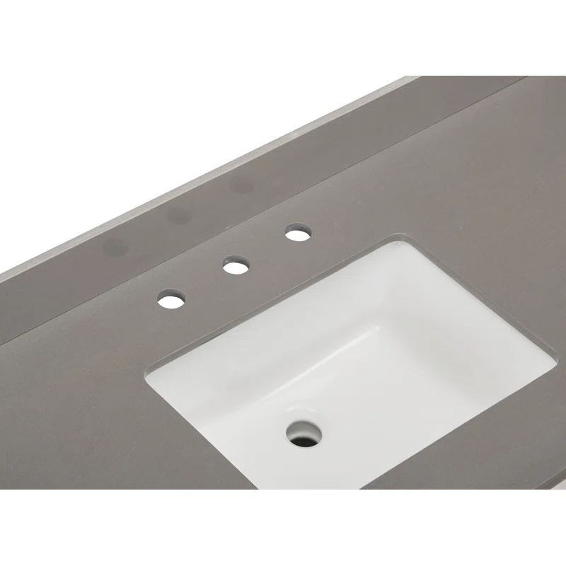 Madrid 49'' Composite Single Bathroom Vanity Top with Sink