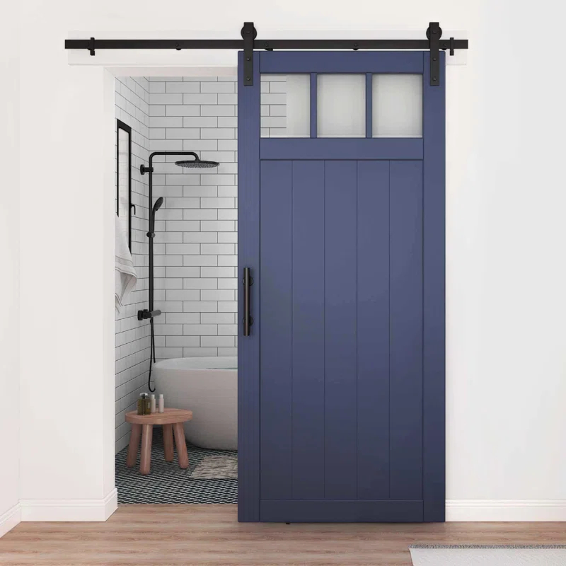 National Hardware Standard Single Barn Door Hardware Kit