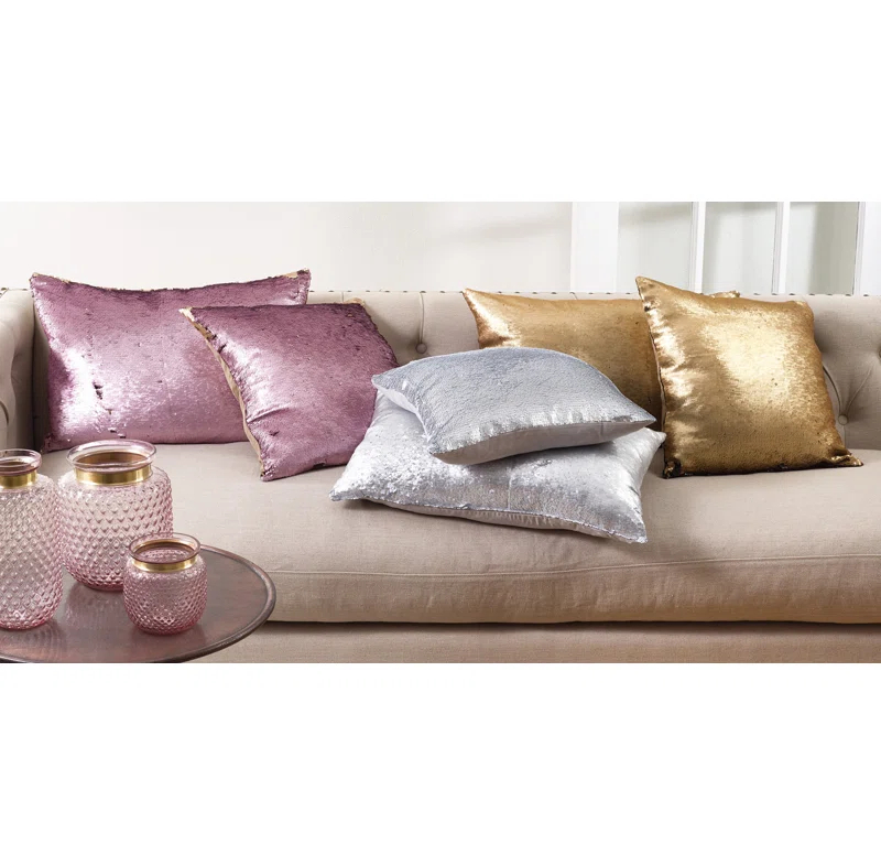 Sirun Sequined Throw Pillow