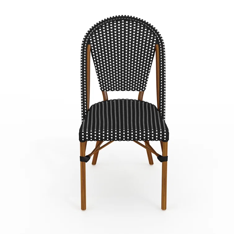 Martha Stewart Martha Stewart Lily Pond All-Weather Stackable Patio Bistro Dining Chair