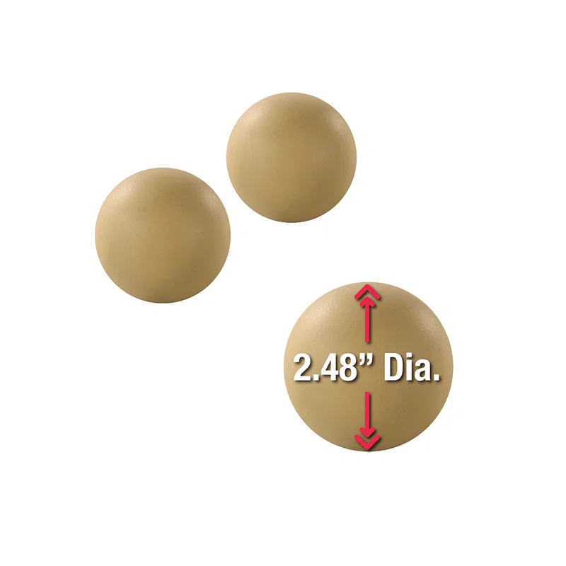 MD Sports Md Sports Roll & Score 3-pack Replacement Ball Set, Arcade Ball Toss Games Brown (Set of 3)