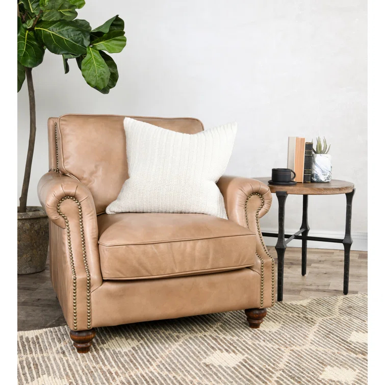 Villa by Classic Home Marcie Knitted Linen Throw Pillow & Reviews | Perigold