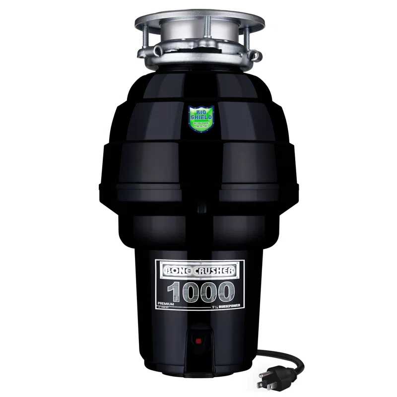 Bone Crusher Bonecrusher 1.25 HP Corded Garbage Disposal with Sound Insulation and Accessories