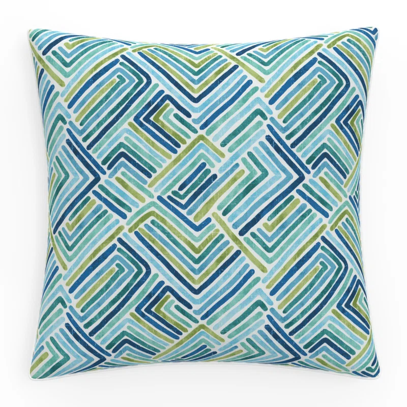 Pillow Perfect Pillow Perfect Geometric Indoor/Outdoor Accent Throw Pillow
