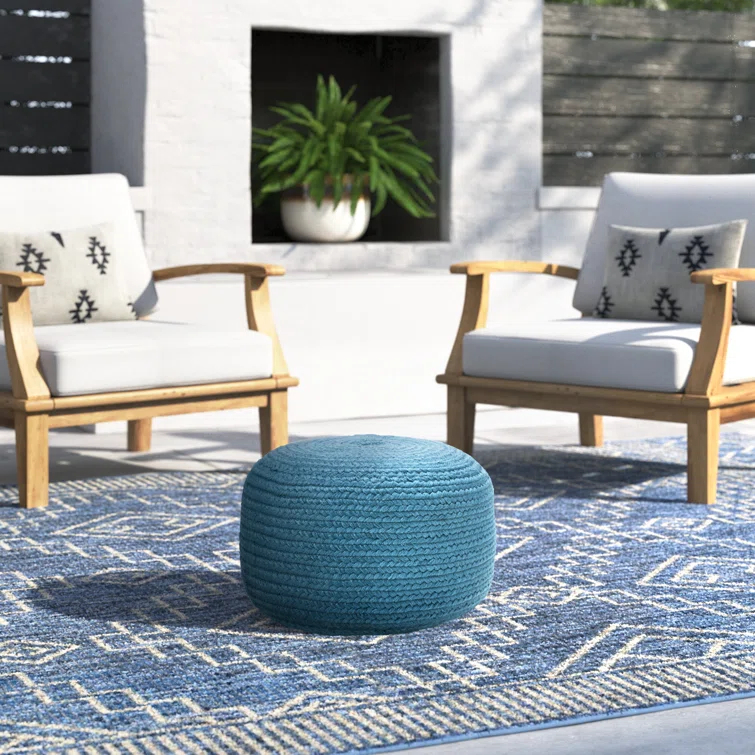 Dalenna Round Outdoor Ottoman