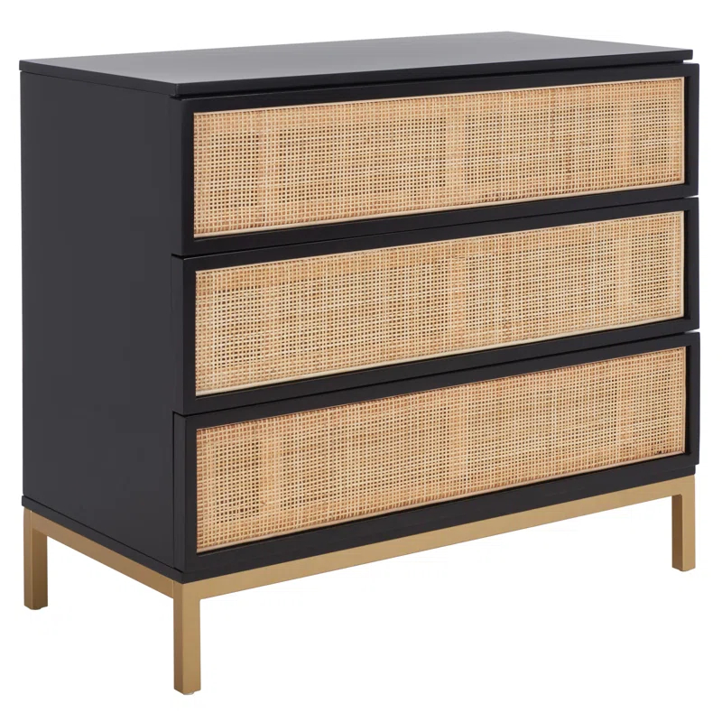 Sand & Stable™ Prudhoe 34'' W 3 - Drawer Dresser