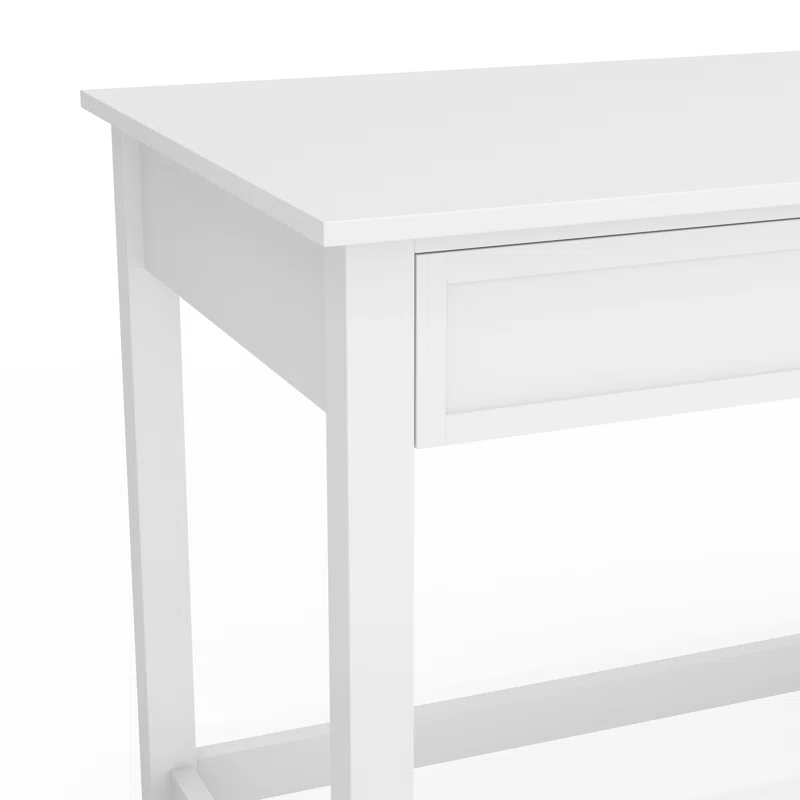 Martha Stewart Martha Stewart Hutton Shaker Style Home Office Desk With 2 Side Drawers