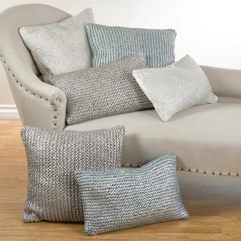 Saro Cassandra Collection Cotton Throw Pillow
