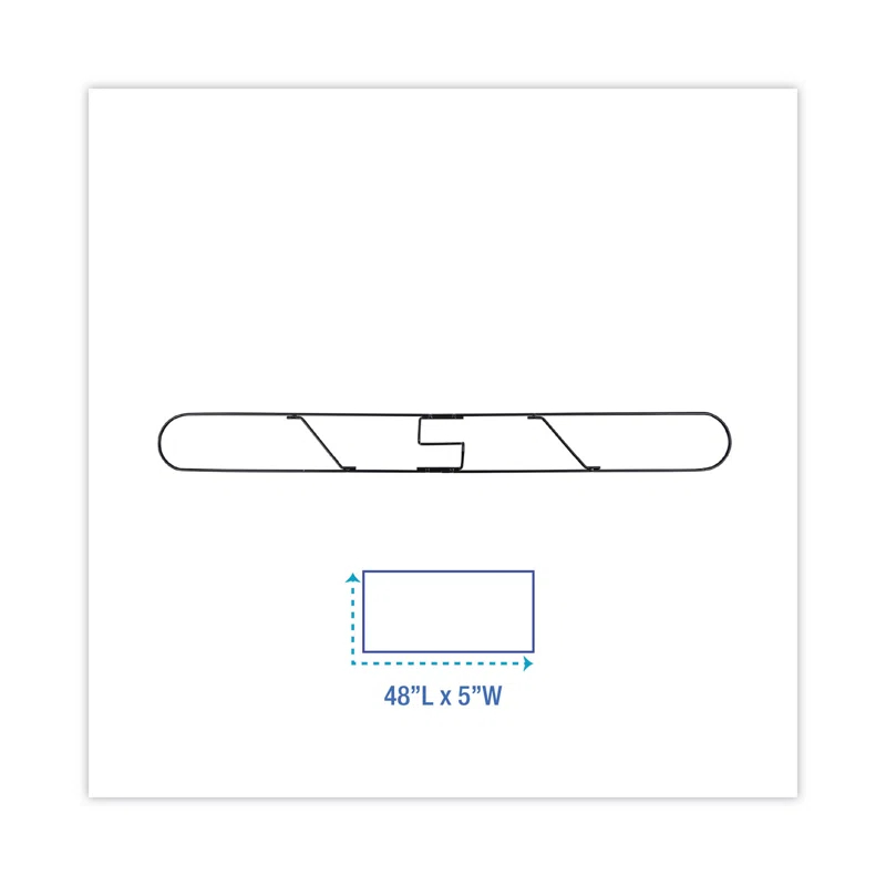 Unisan Clip-On Dust Mop Frame, 48W X 5D