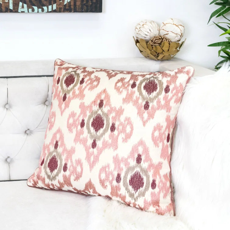 Homey Cozy Woven Cotton Throw Pillow | Wayfair