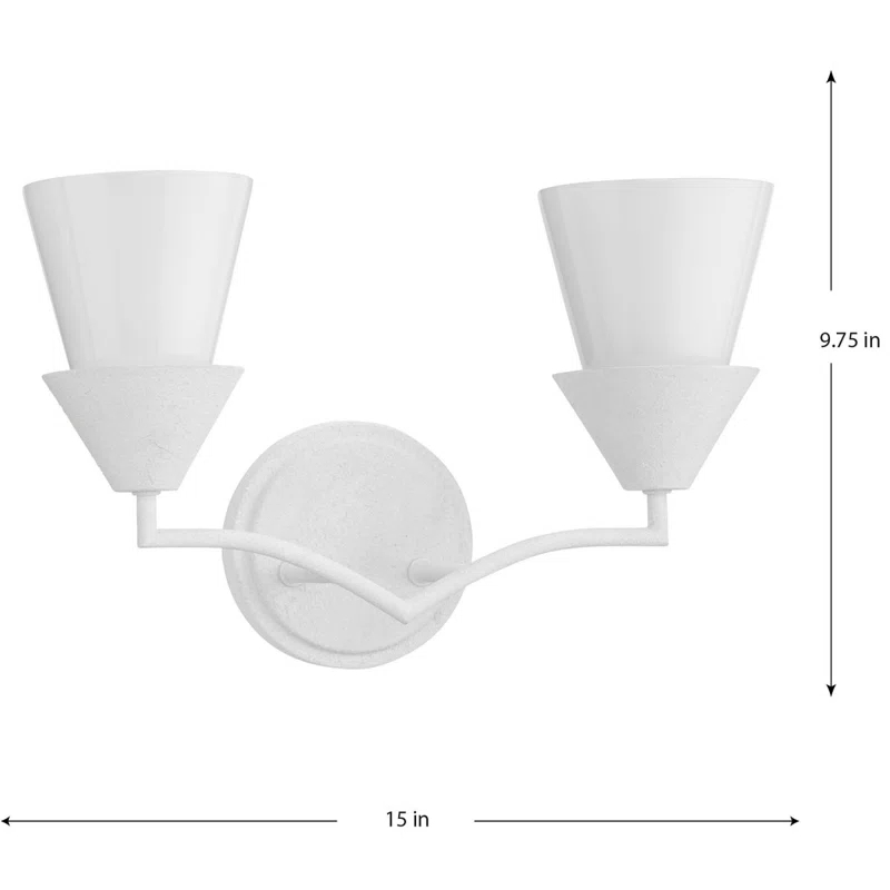 Progress Lighting Two-Light Contemporary Vanity Light