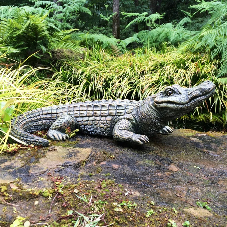 HomeStyles Life's A Beach Alligator Garden Statue