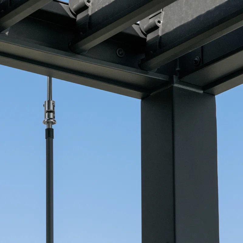 Sarasota Steel Louvered Pergola