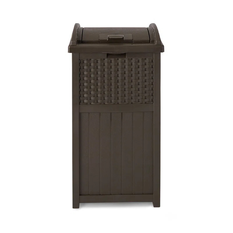 Suncast Suncast 33 Gallon Manual Lift Trash Hideaway Container