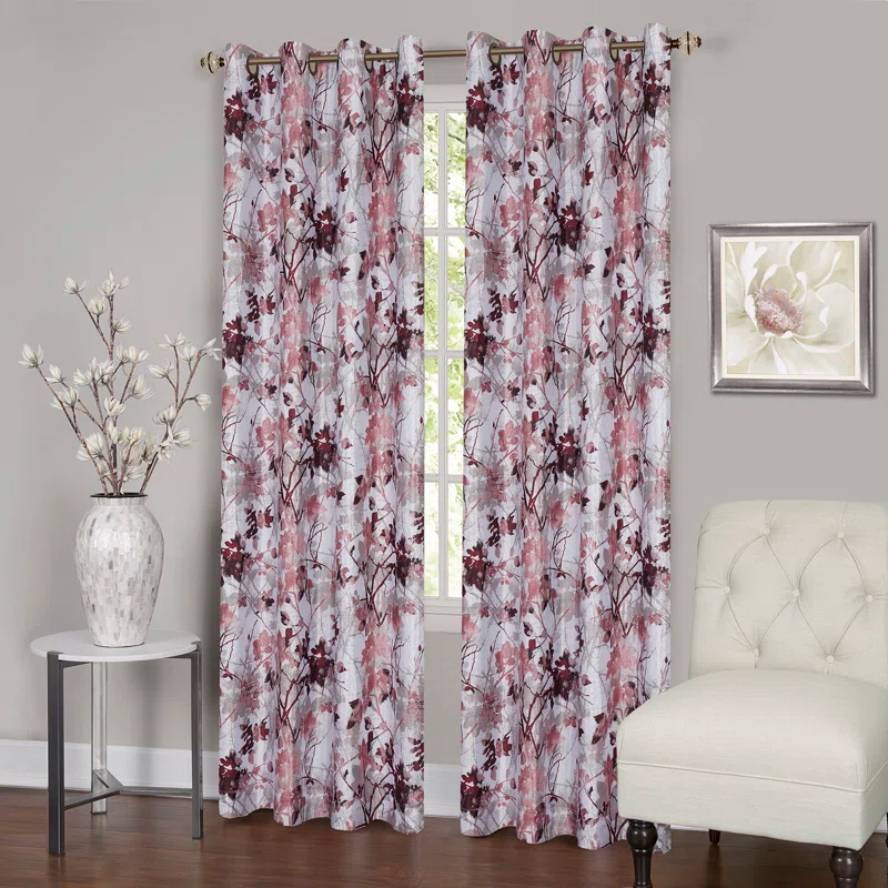 Ophelia & Co. Sybilla Synthetic Room Darkening Curtain Single Panel