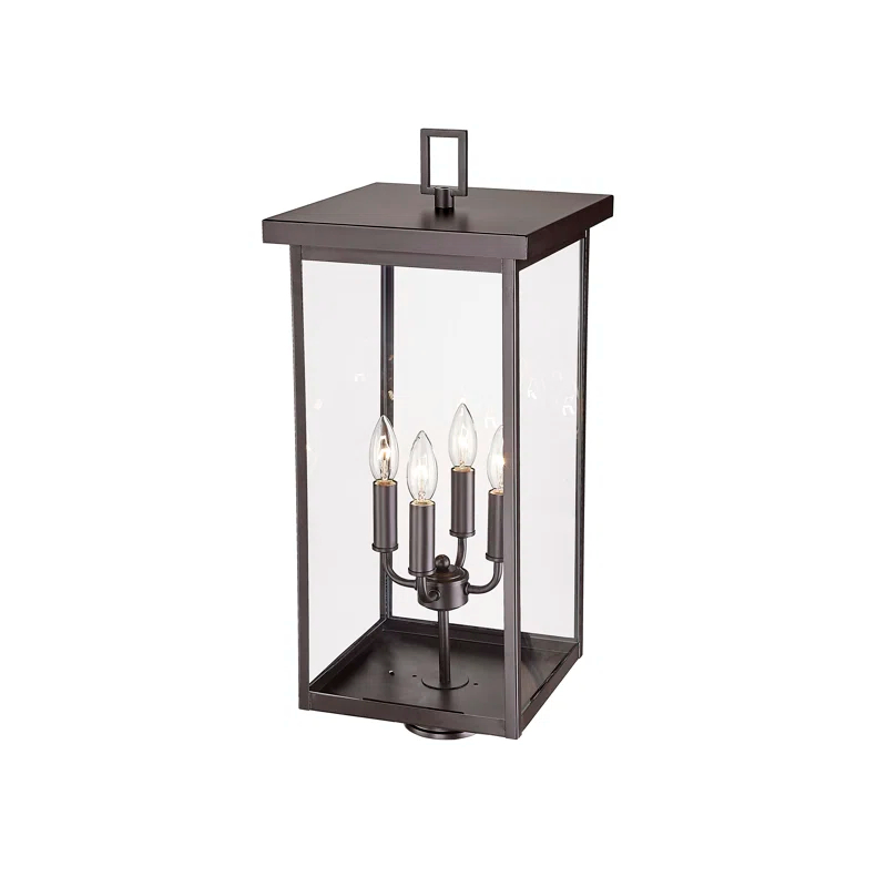 Barkeley 4 Light 26.13" Tall Outdoor Single Head Post Light