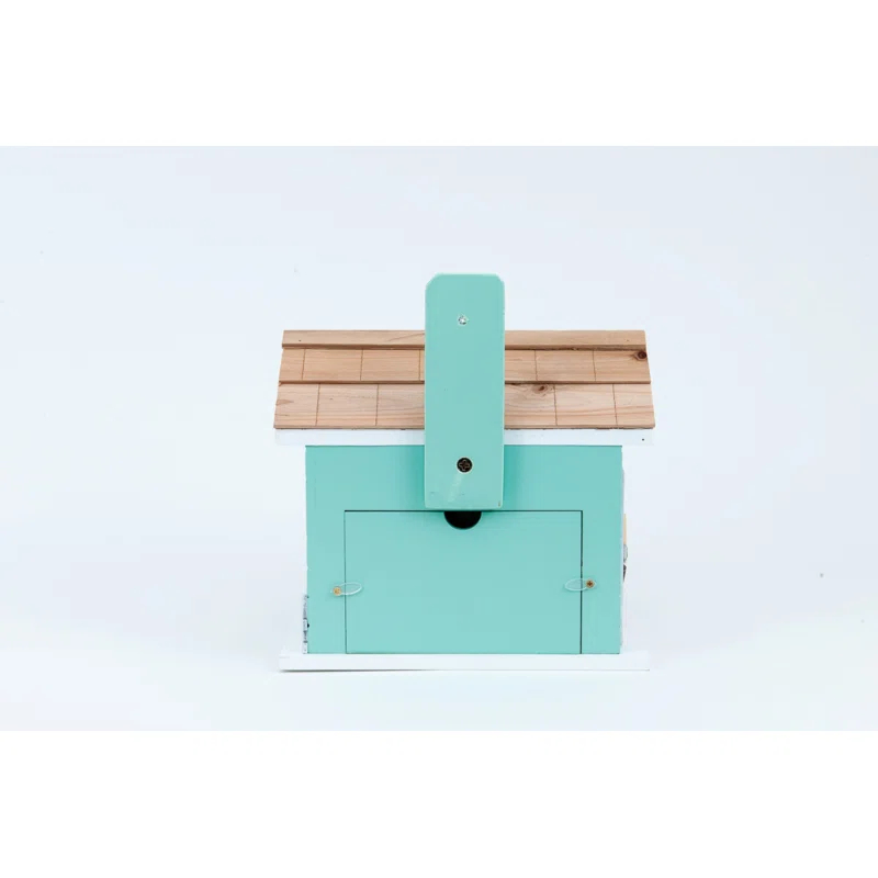 Nestling Series She Shed 7 in x 7.5 in x 6.5 in Birdhouse