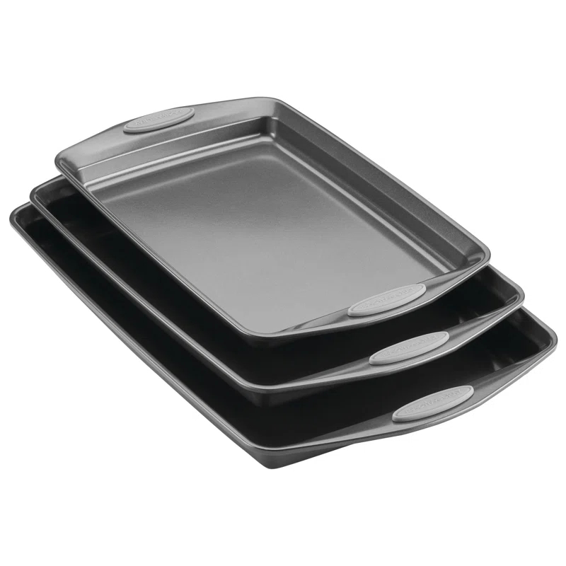 Rachael Ray Rachael Ray Nonstick Bakeware Cookie Pans / Baking Pans Set, 3 Piece