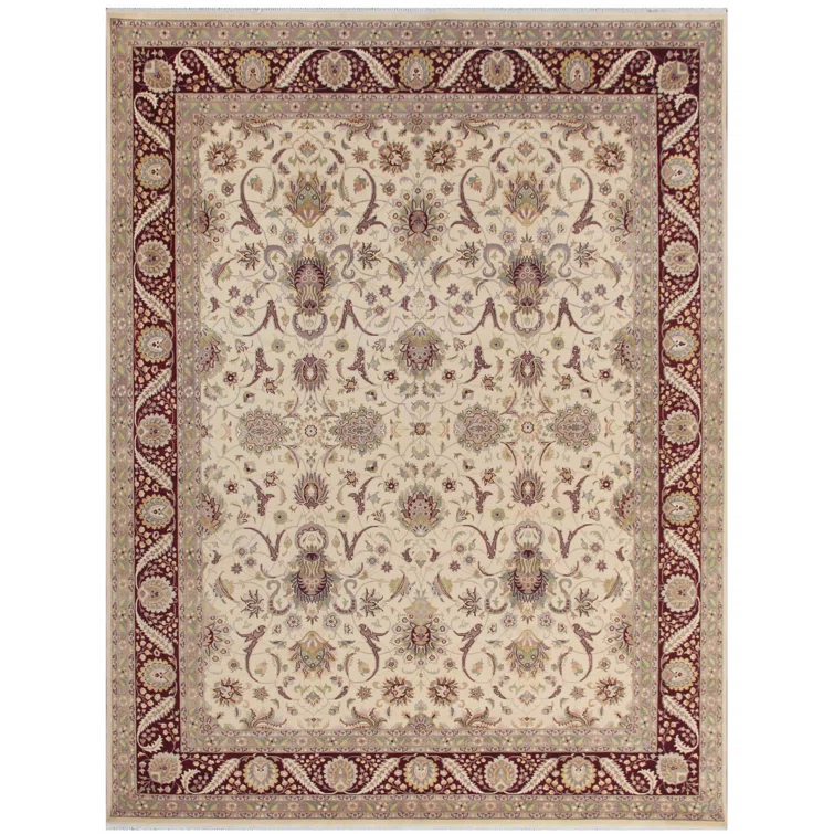 Pasargad Baku One-of-a-Kind 9' X 12' 2010s Wool Area Rug in