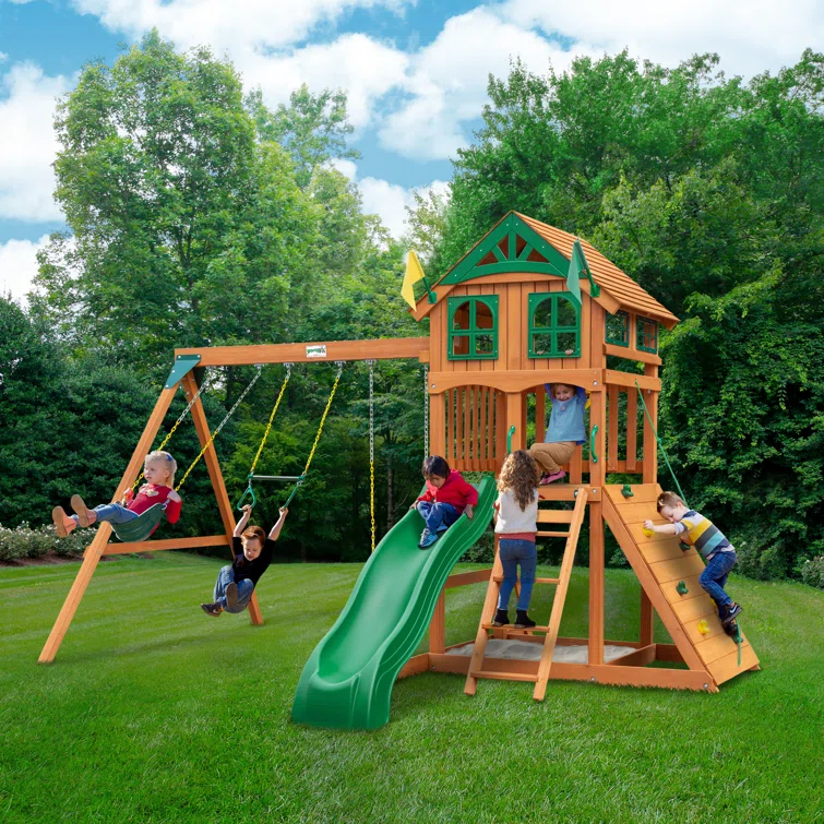 Gorilla Playsets Gorilla Playsets Avalon Wooden Swing set - Installation Available