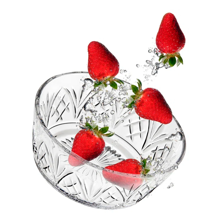 Godinger Silver Art Co Dublin Crystal Cereal Bowl 18oz (Set of 4)