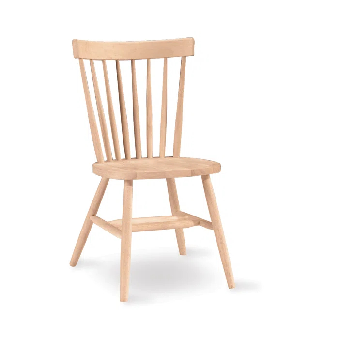 August Grove® Delean Solid Wood Slat Back Side Chair & Reviews | Wayfair