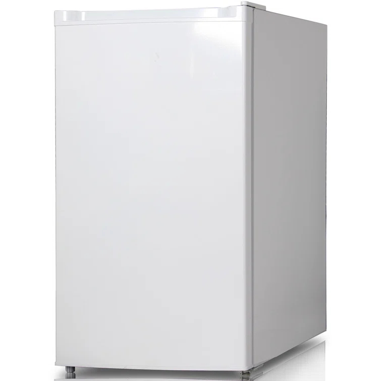 Keystone 4.4 cu. ft. Compact Freestanding Drink and Snack Mini Fridge with Freezer in White