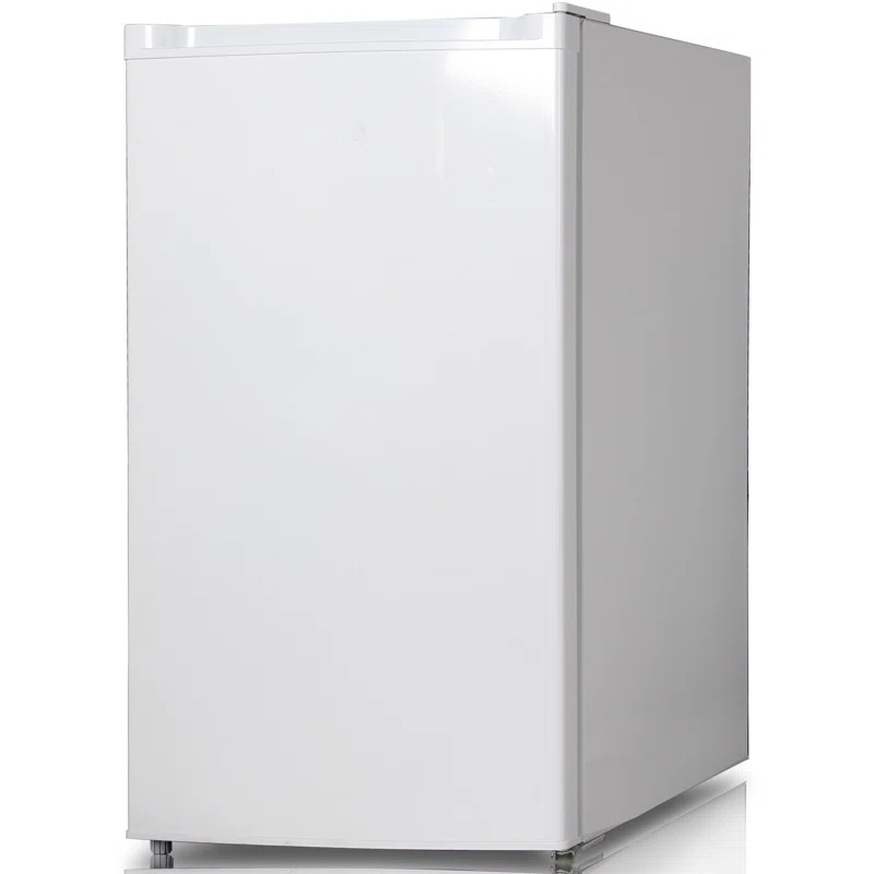 Keystone 4.4 cu. ft. Compact Freestanding Drink and Snack Mini Fridge with Freezer in White