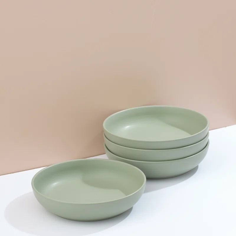 JoyJolt JoyJolt Mesa 4pc Stoneware Pasta Bowl set, 40oz (Set of 4)