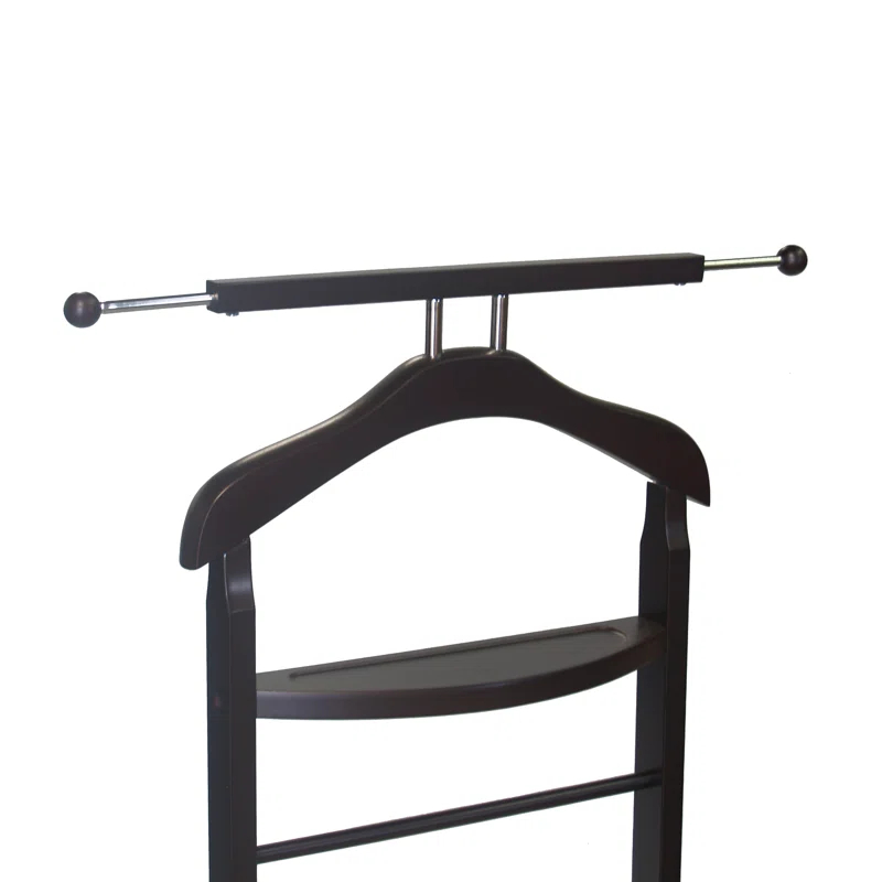 Knight Solid Wood Freestanding Valet Stand