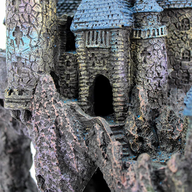 Penn Plax Age-of-magic Extra Large Wizard’s Castle Part A Aquarium Decoration