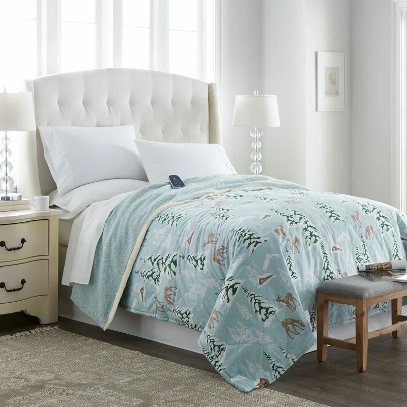 Micro Flannel® Micro Flannel® Reverse to Sherpa Electric Blanket